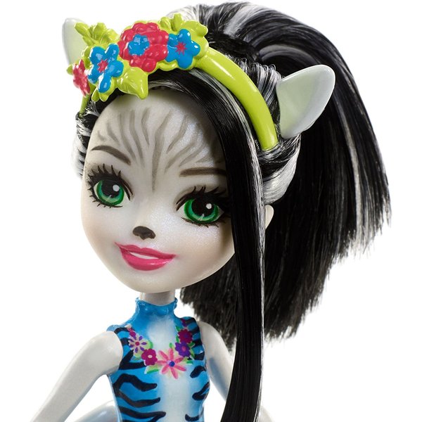 Enchantimals Lalka + duże zwierzątko Mattel - Zelena Zebra & Hoofette