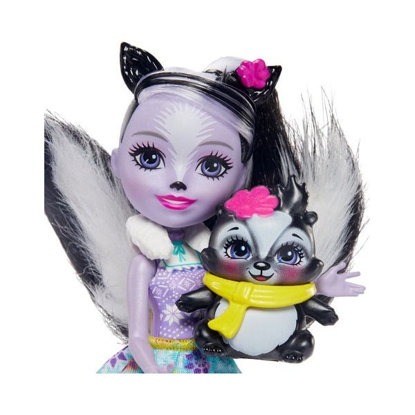 Barbie Enchantimals Lalka zimowa Mattel - zimowa toaletka