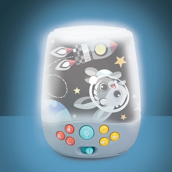 Karuzela, projektor, lampka nocna 3w1 Smily Play - B&W