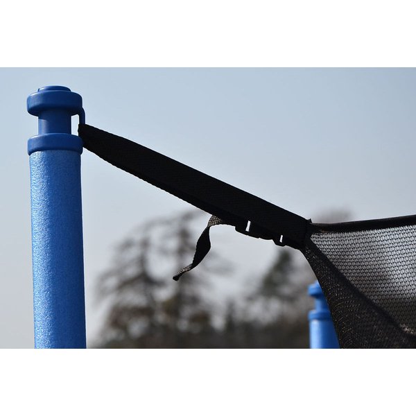 Trampolina ogrodowa z siatką wewnętrzną 244cm Enero - niebieska