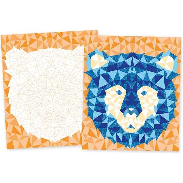 Zestaw kreatywny Mozaika Misterix Janod - leśne zwierzęta