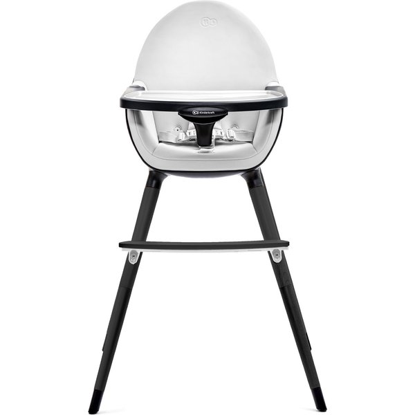 Krzesełko do karmienia 2w1 Fini Kinderkraft - white/black