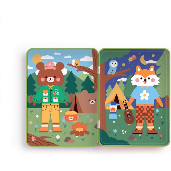 Magnetyczne postacie Mudpuppy - Wesoły biwak