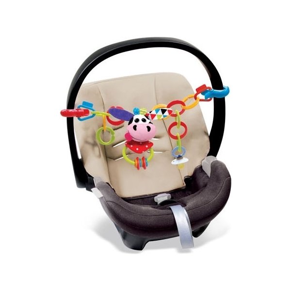 Grzechotka z klipsami Yookidoo - Krowa