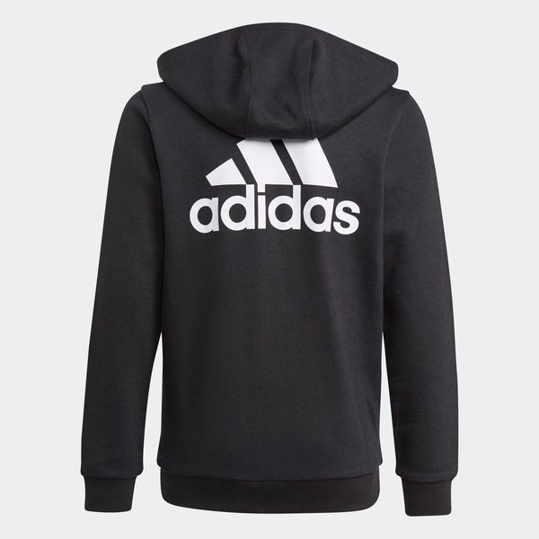 Bluza chłopięca Essentials Full-Zip Hoodie Adidas - czarny