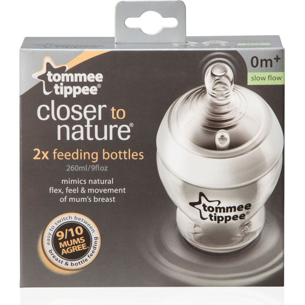 Butelka 2x260ml 0m+ Tommee Tippee