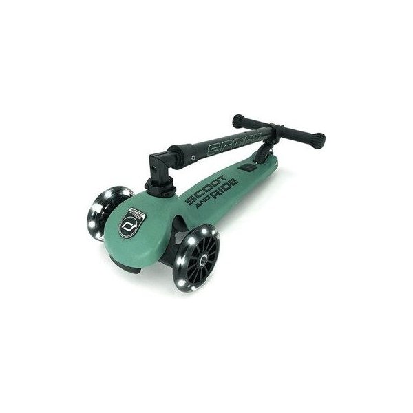 Hulajnoga trzykołowa Highwaykick 3 LED Scootandride - Forest