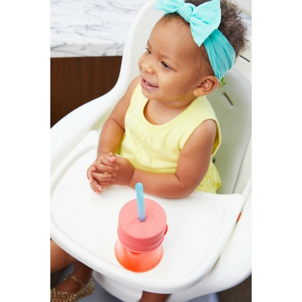 Zestaw silikonowych słomek i czyścik Snug Boon