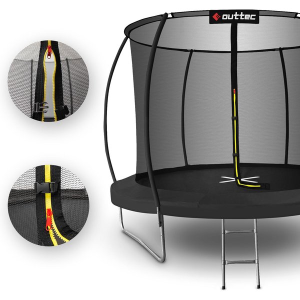 Trampolina Pumpkin 435cm 14ft Outtec - black