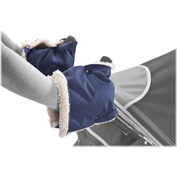 Rękawiczki mufka do wózka Sensillo - navy