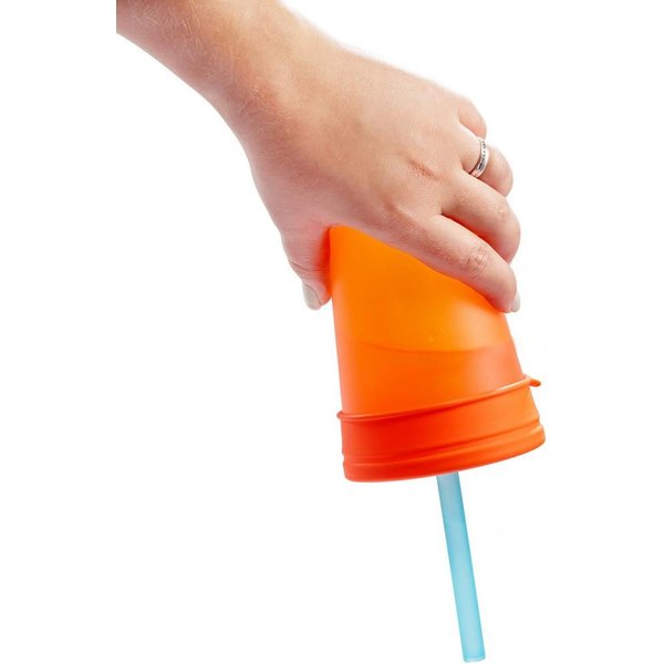 Zestaw silikonowych słomek i czyścik Snug Boon