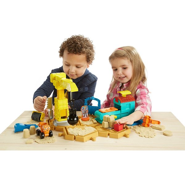 Bob Budowniczy Plac budowy + piasek kinetyczny Fisher Price