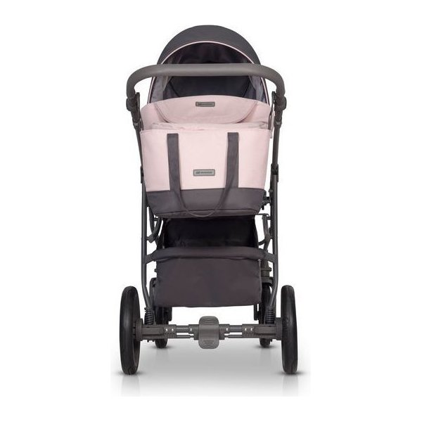 Wózek dziecięcy 2w1 z funkcją bujania Basic Pastel Riko - Pink