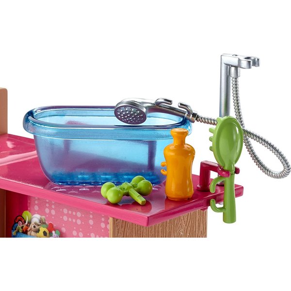 Barbie Mebelki Mattel - pokój zwierzaków