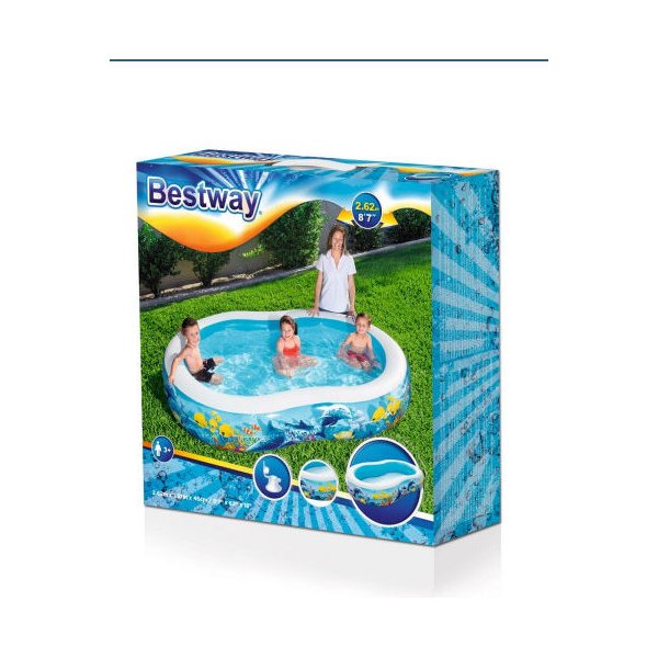 Basen dla dzieci Morska Głębina 262/157/46cm Bestway