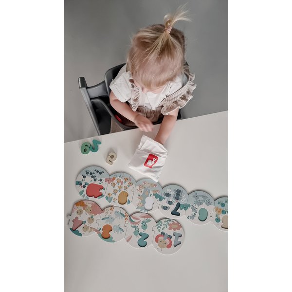 Puzzle Uczę się liczyć Pure 2+ Janod