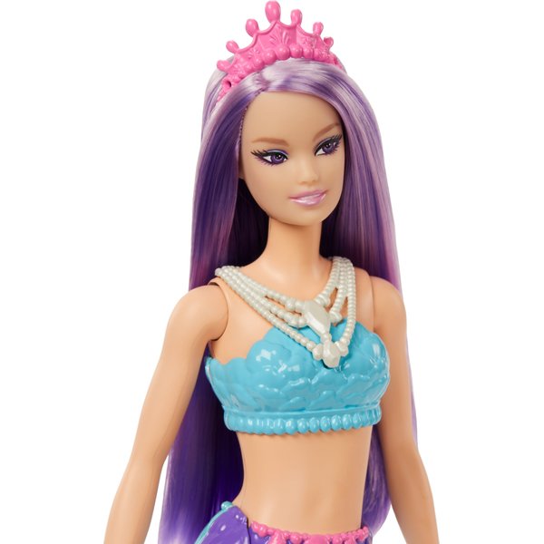 Barbie Dreamtopia Syrenka lalka podstawowa Mattel - fioletowo-niebieski