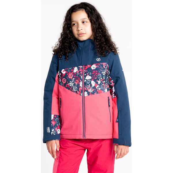 Kurtka narciarska juniorska Humour II Dare2B - moonlight denim/virtual pink