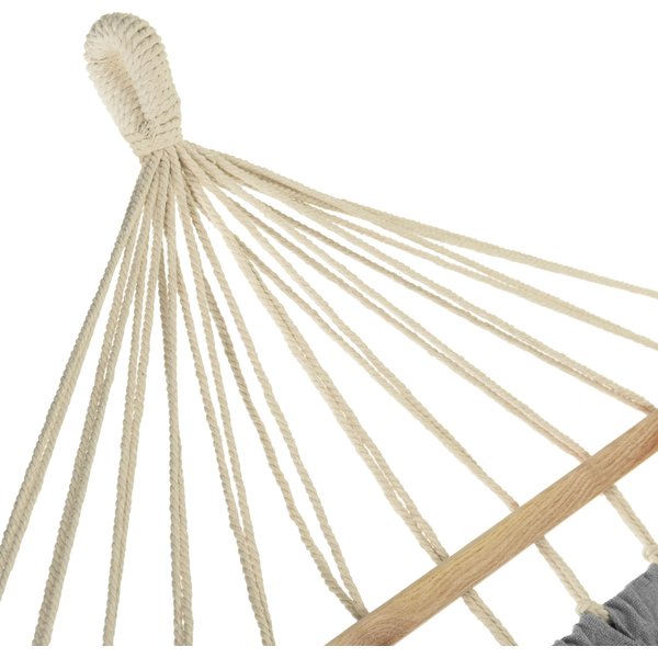 Hamak dwuosobowy z poduszkami Outtec - szary