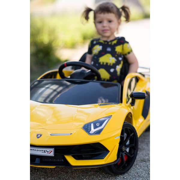 Pojazd na akumulator Lamborghini Toyz by Caretero - żółty