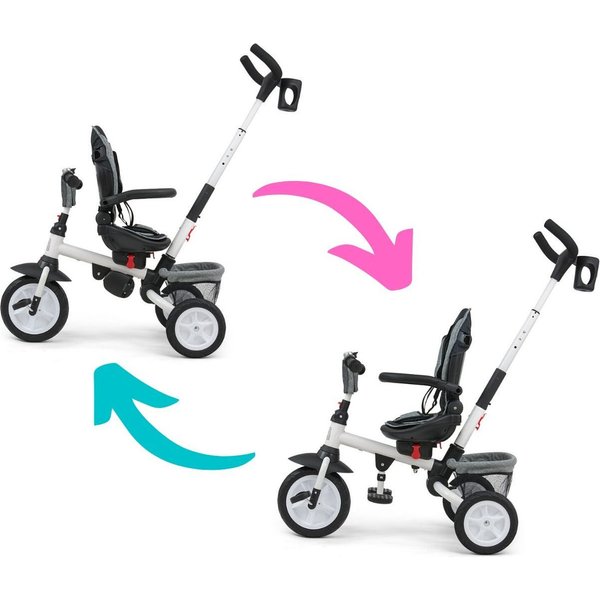 Rowerek Trójkołowy Stanley 6w1 Milly Mally - Grey