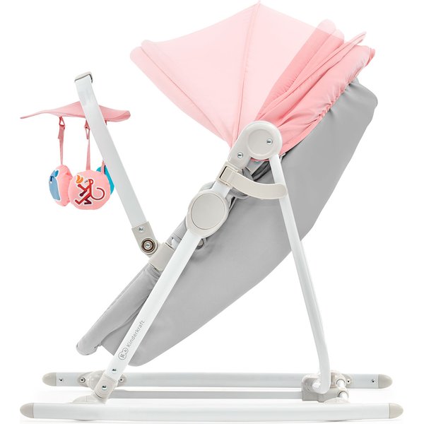 Leżaczek 5w1 z funkcją łóżeczka Unimo Up Kinderkraft - różowy