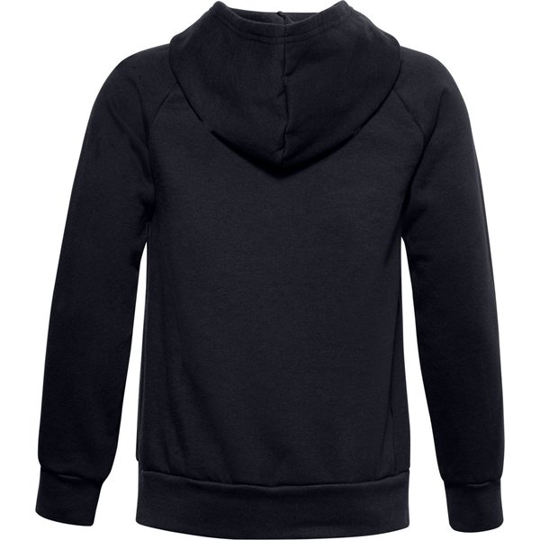 Bluza chłopięca Rival Fleece Big Logo Hoodie Under Armour - black