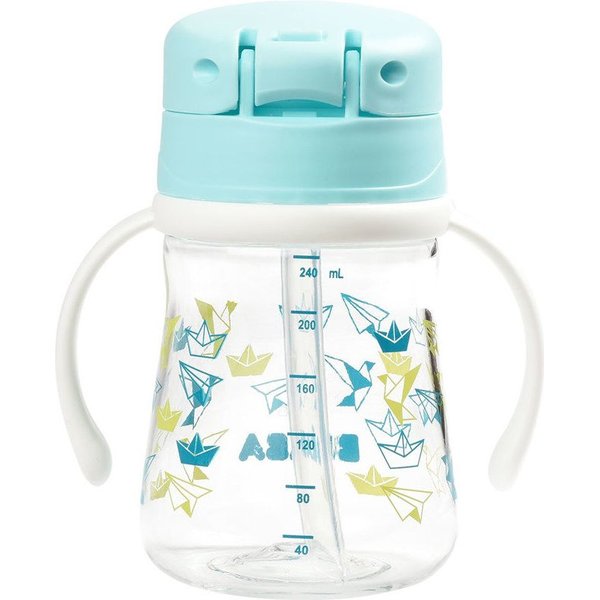 Butelka-bidon tritanowa ze słomką 240 ml Beaba - light blue