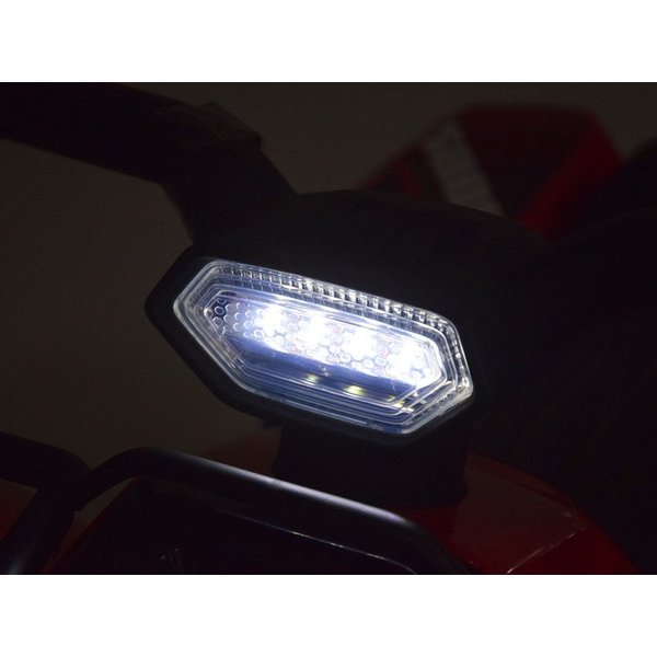 Quad na akumulator dla dziecka ze światłami Jokomisiada - czarny