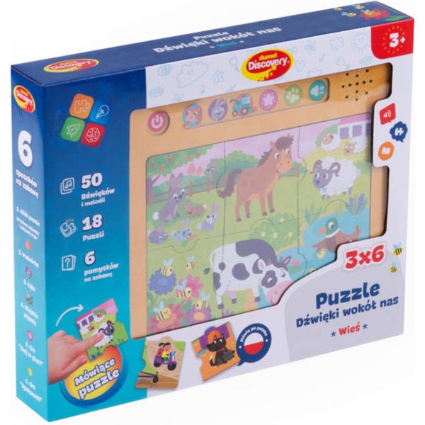 Puzzle Dźwięki wokół nas Wieś Dumel Discovery