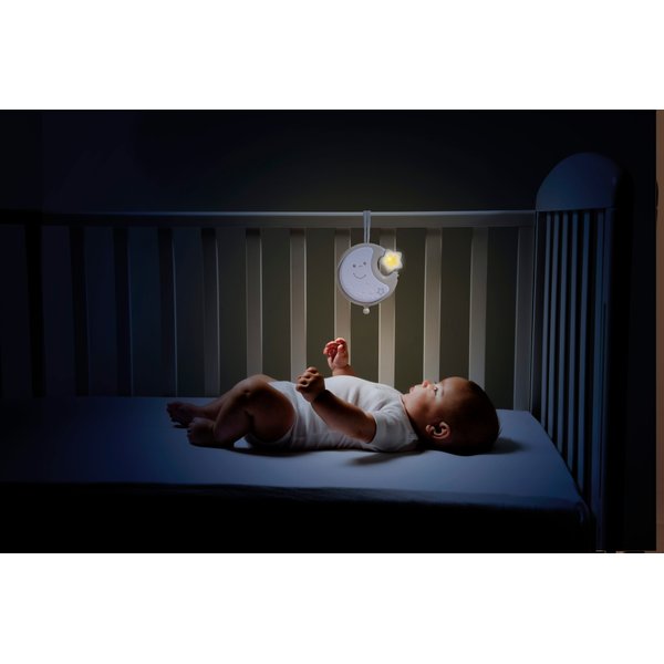 Łóżeczko dostawne next2Me i Karuzela Next2Dreams special edition Chicco - spectrum