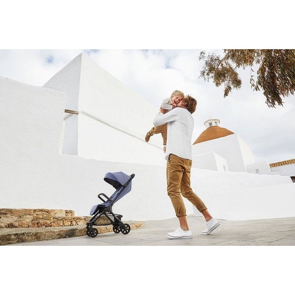 Wózek spacerowy Jackey z torbą transportową Easywalker - Shadow Black