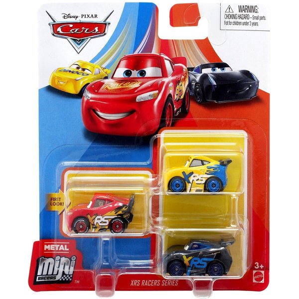 Cars Mikroauta 3-pak Disney - Xrs
