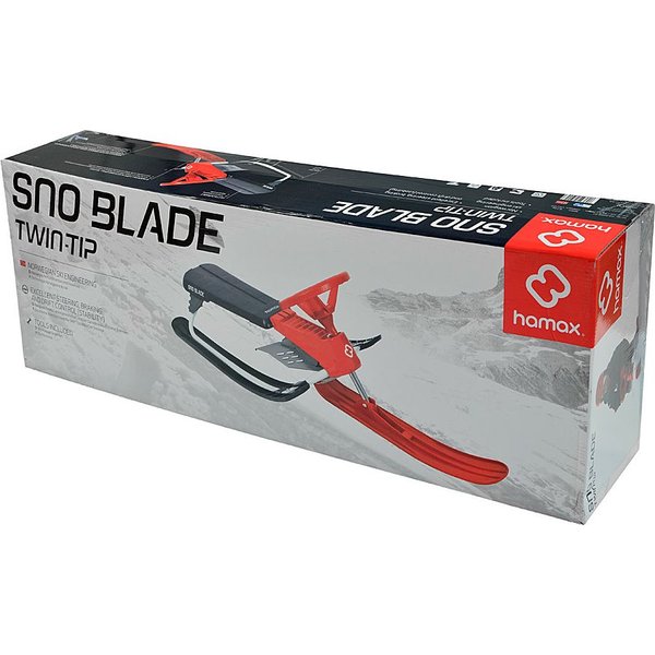 Nartosanki Sno Blade Camo Hamax - szaro-czerwony