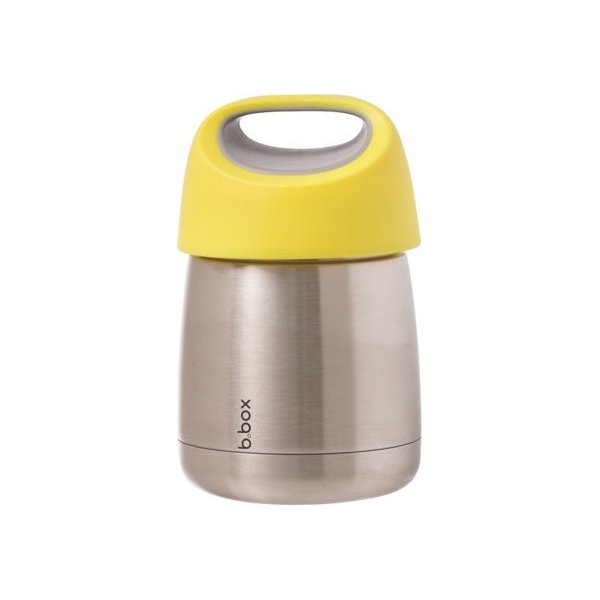 Termos na jedzenie z widelcem 335 ml B.Box - lemon sherbet