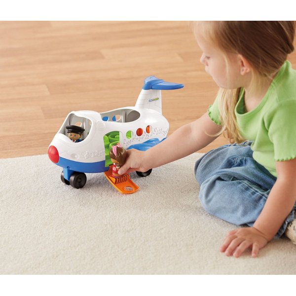 Wesoły Samolot Pojazdy małych odkrywców Little People Fisher Price