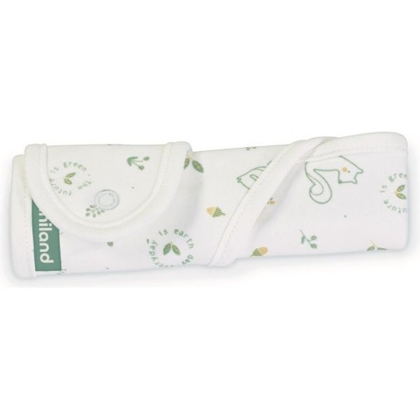 Zestaw bambusowy sztućce i śliniak Miniland - Wiewiórka