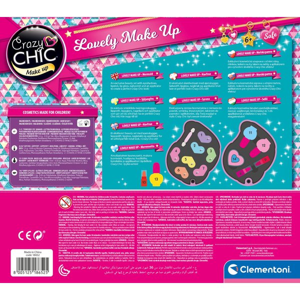 Crazy Chic - Kosmetyczka Syrenka Clementoni