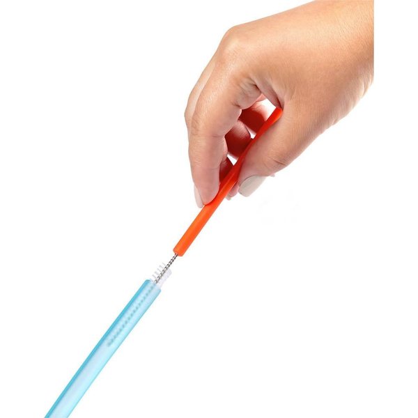 Zestaw silikonowych słomek i czyścik Snug Boon