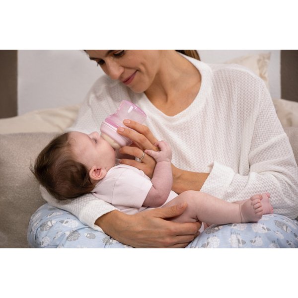 Butelka plastikowa Naturalfeeling 150ml 0+ Chicco - różowy