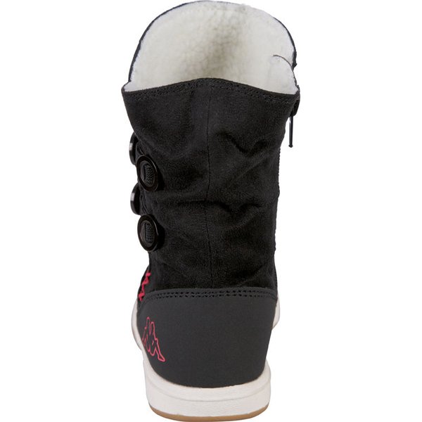 Buty dziecięce, śniegowce Cream Kappa - black/pink