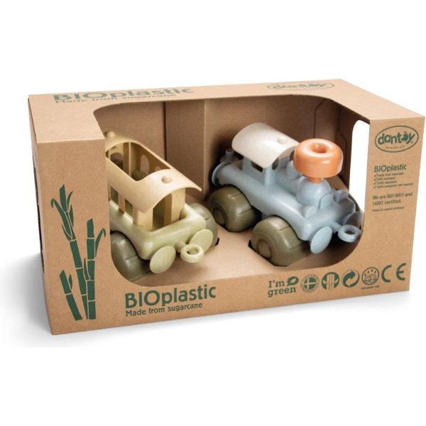 Pojazdy zestaw 2 szt Bio plastik Dantoy - Pociągi