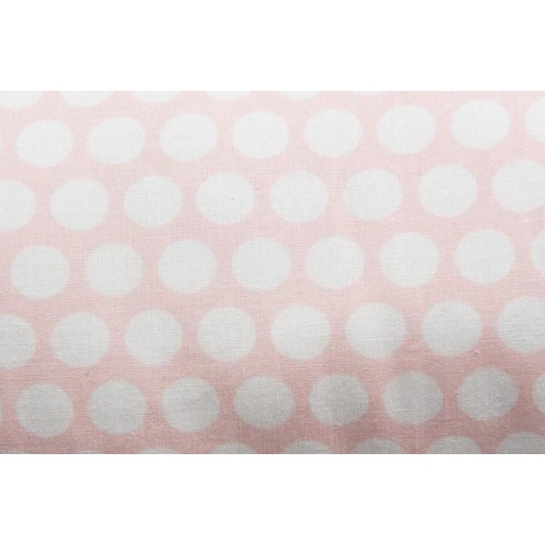 Poduszka do karmienia 140 cm Comfort Exclusive Zaffiro - Grochy różowo-białe