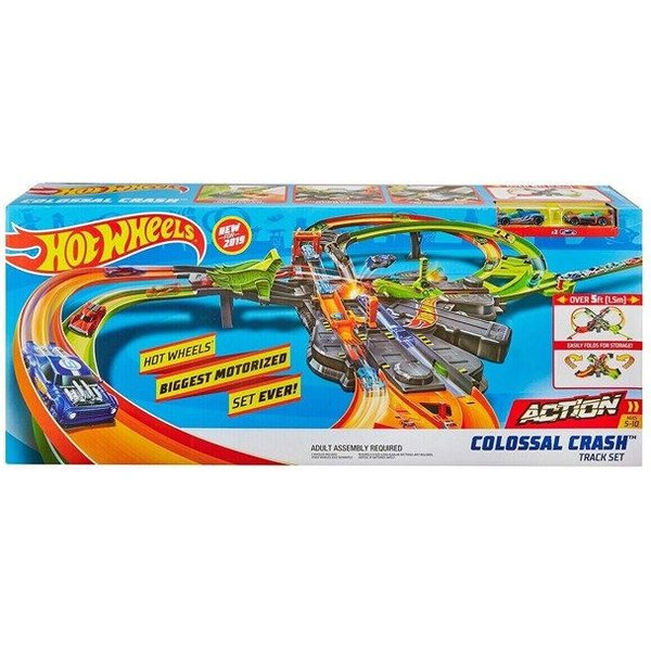Wielki zestaw Kolosalna kraksa Hot Wheels
