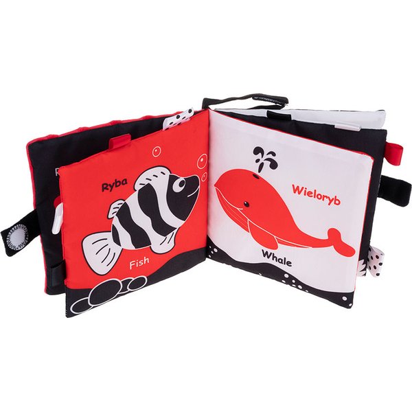 Sensoryczna kontrastowa książeczka Jollybaby - Ocean