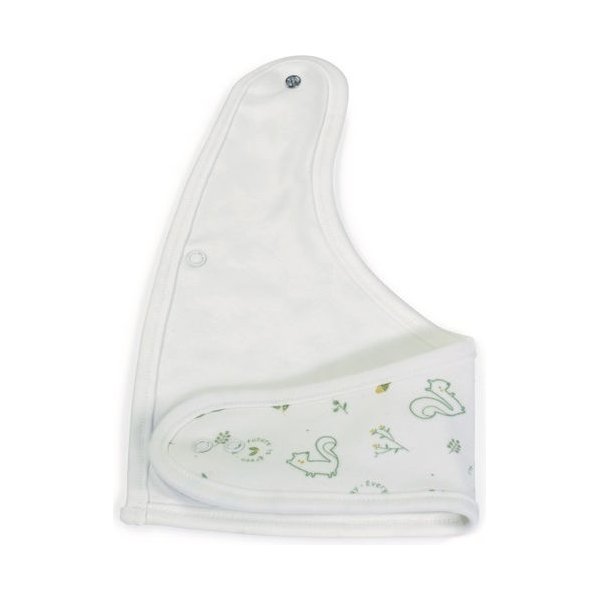 Zestaw bambusowy sztućce i śliniak Miniland - Wiewiórka