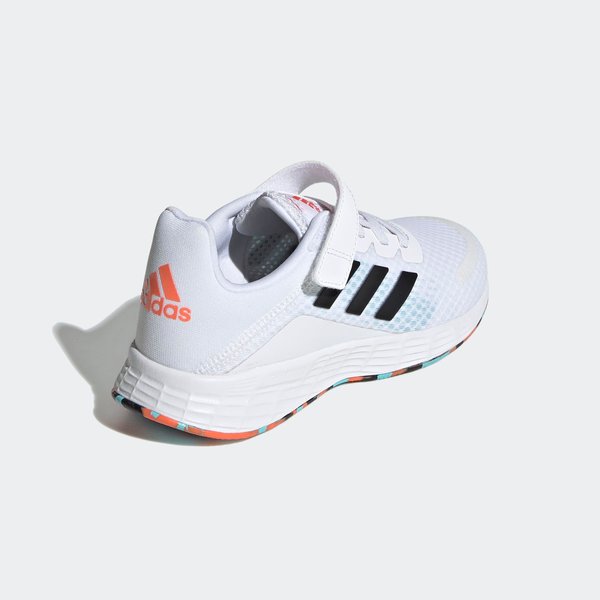 Buty dziecięce Duramo SL C Adidas - białe/niebieskie