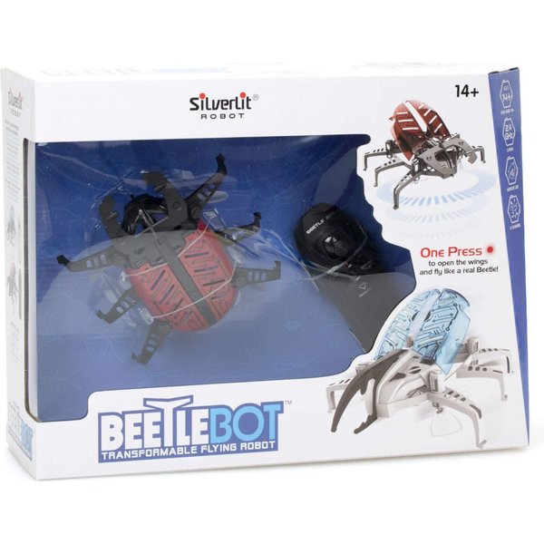 Interaktywny chrząszcz z funkcją drona Dumel - czerwony