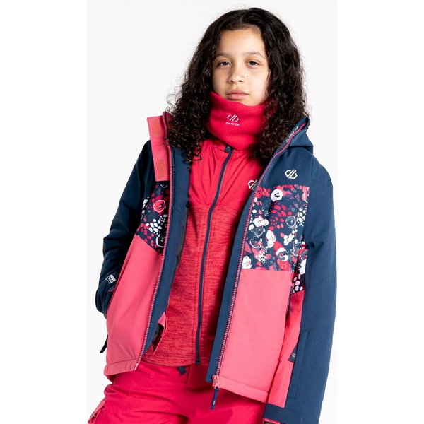 Kurtka narciarska juniorska Humour II Dare2B - moonlight denim/virtual pink