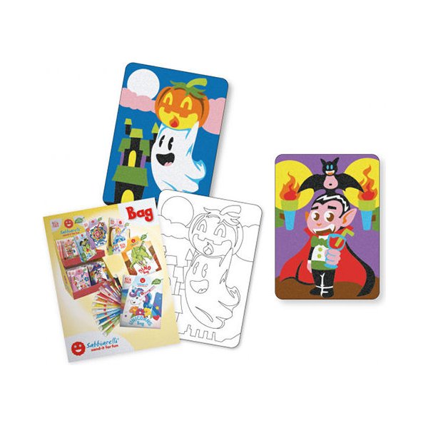 Zestaw do kolorowania piaskiem Bag Sabbiarelli - Halloween